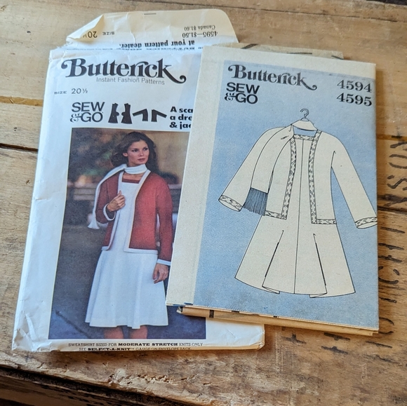 Retro Butterick McCalls Unused Sewing Patterns Bundle - Picture 3 of 13